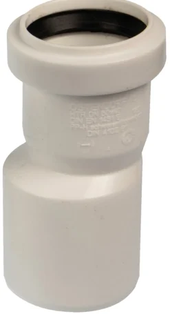 Reduksjonsrør hvit 40 mm x 32 mm | Avløpsrør