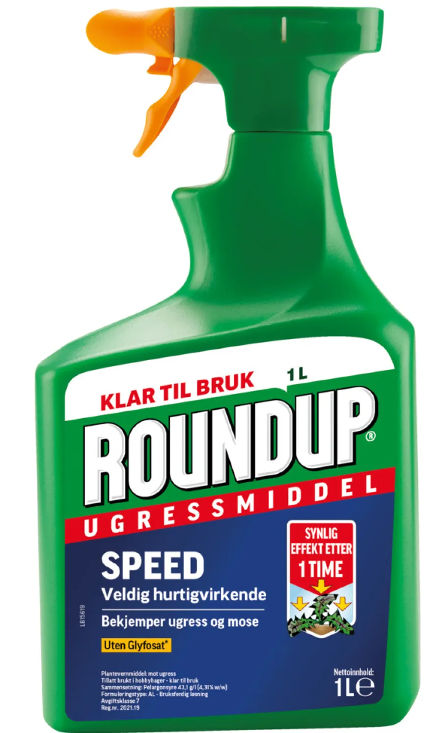 Roundup Speed ugressmiddel 1 liter | Ugressmidler
