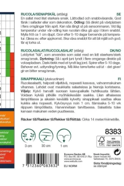 Weibulls Ruccolasalat | Frø