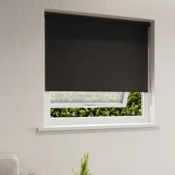 Rullegardin mørklegging svart 140 x 175 cm | Rullegardiner