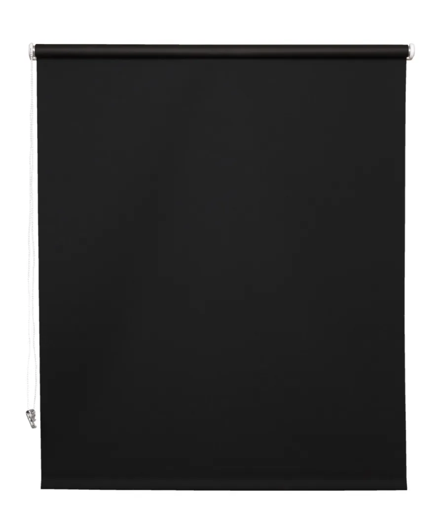 Rullegardin mørklegging svart 90 x 210 cm | Rullegardiner