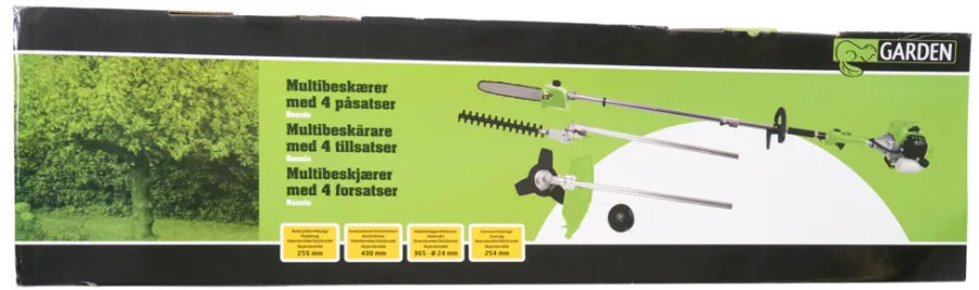 Garden Ryddesag 4-i-1 51,7 CC - ® | Ryddesager & Gresstrimmere