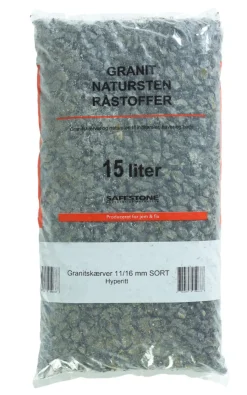 Safestone by ZURFACE Safestone dekorstein 25 kg - Sortkoks Hyperit | Grus Og Stein