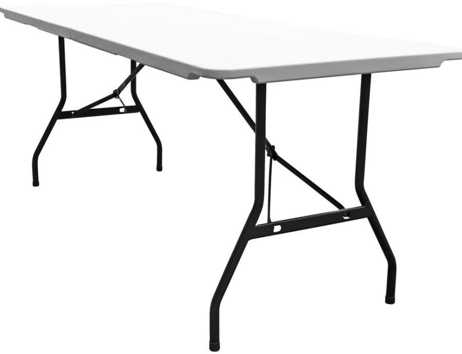 Sammenleggbart bord stål/plast 180 x 75 cm | Telt & Campingmøbler|Hagebord