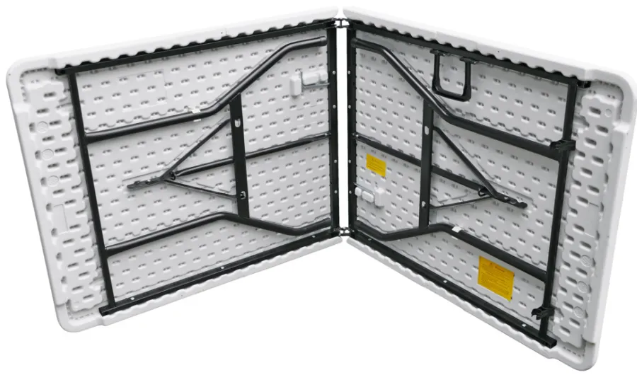 Sammenleggbart bord stål/plast 180 x 75 cm | Telt & Campingmøbler|Hagebord
