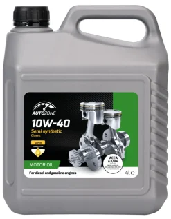 Autozone Semi-syntetisk motorolje 10W-40 - 4 liter | Motorolje & Spylervæske