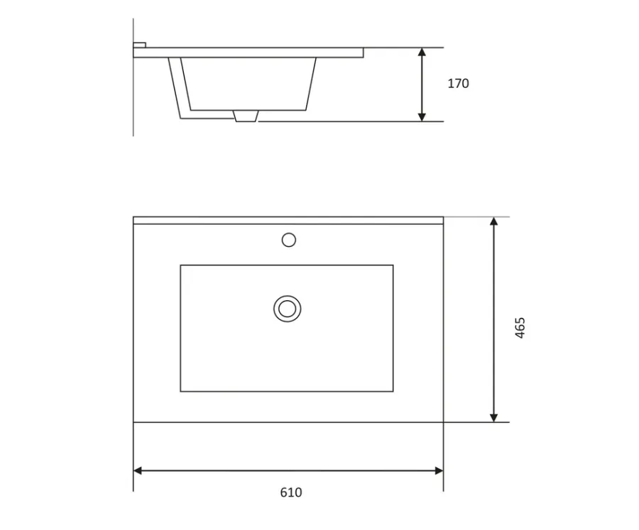 REN Servant Deluxe 60 cm NR11 - | Baderomsinnredning|Servanter
