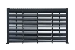 Outfit Sidepanel med justerbare lameller til pergola 4 meter - | Paviljonger & Partytelt