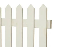 Skagen stakittgjerde 180 x 80 cm hvit | Gjerder