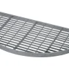 Skraperist galvanisert stål halvmåne 80 x 40 cm | Dørmatter