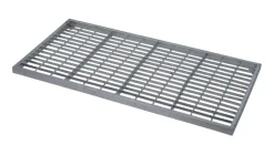 Skraperist galvanisert stål 80 x 40 cm | Dørmatter