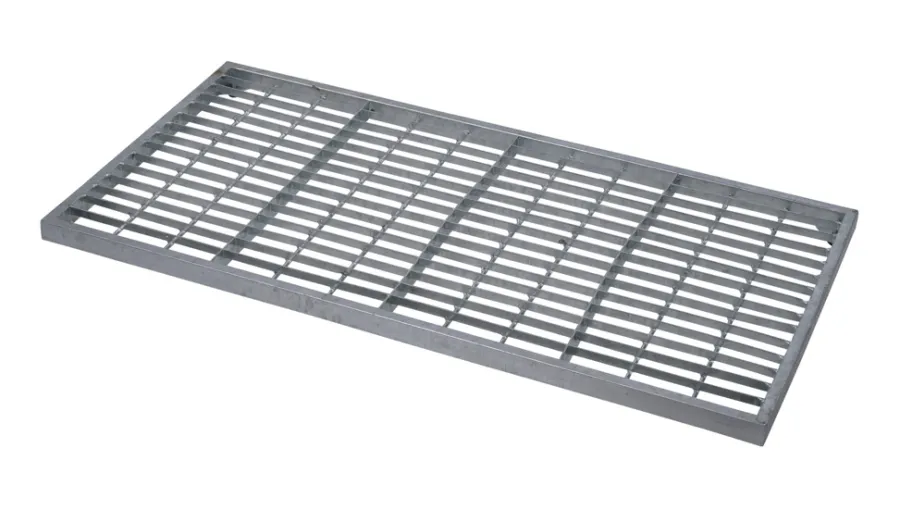 Skraperist galvanisert stål 80 x 40 cm | Dørmatter