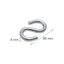 Home it S-krok 4 mm - 4 stk. | Kjettinger & Vaiere
