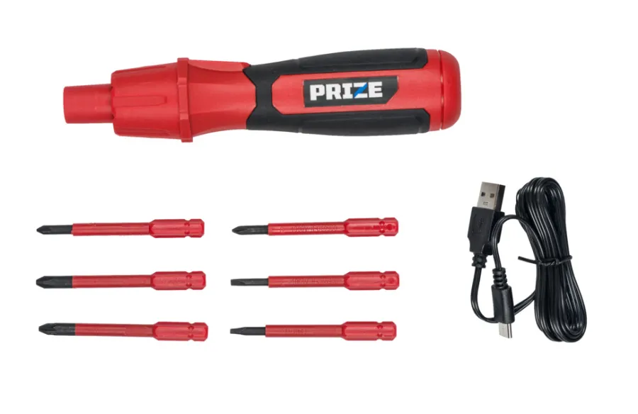 PRIZE Skrumaskinsett VDE akku 4 V – | Bor- & Skrumaskiner