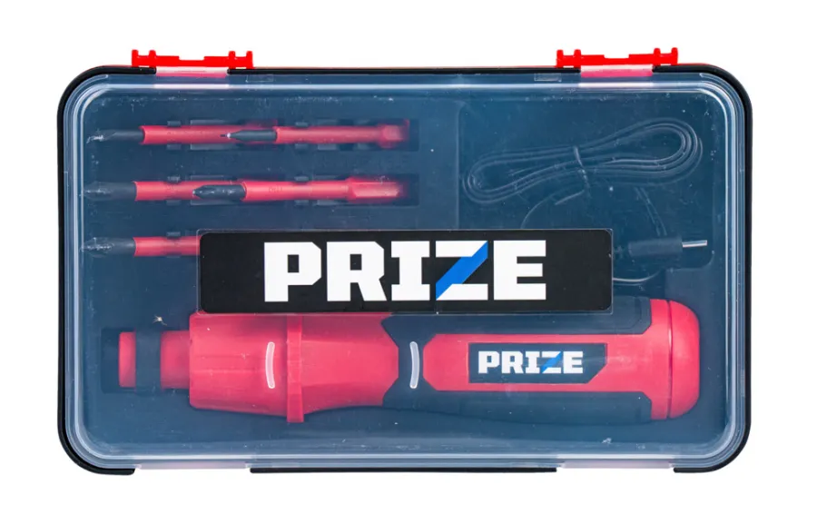 PRIZE Skrumaskinsett VDE akku 4 V – | Bor- & Skrumaskiner