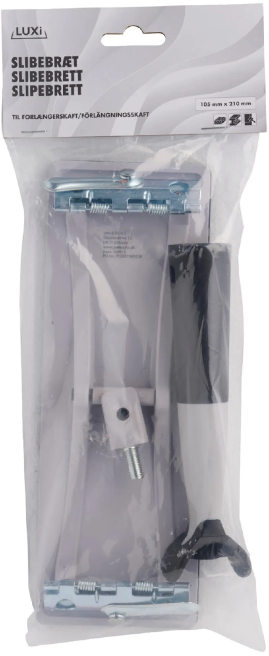 Luxi Slipebrett 8 x 23 cm - | Sandpapir