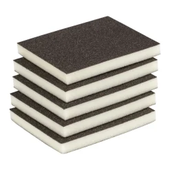 Luxi Slipesvamp korn 60 - 10 x 12 cm - 5 stk. | Sandpapir