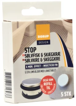 Borup Sølvkrefelle refill 5 stk. - | Feller|Insektmidler
