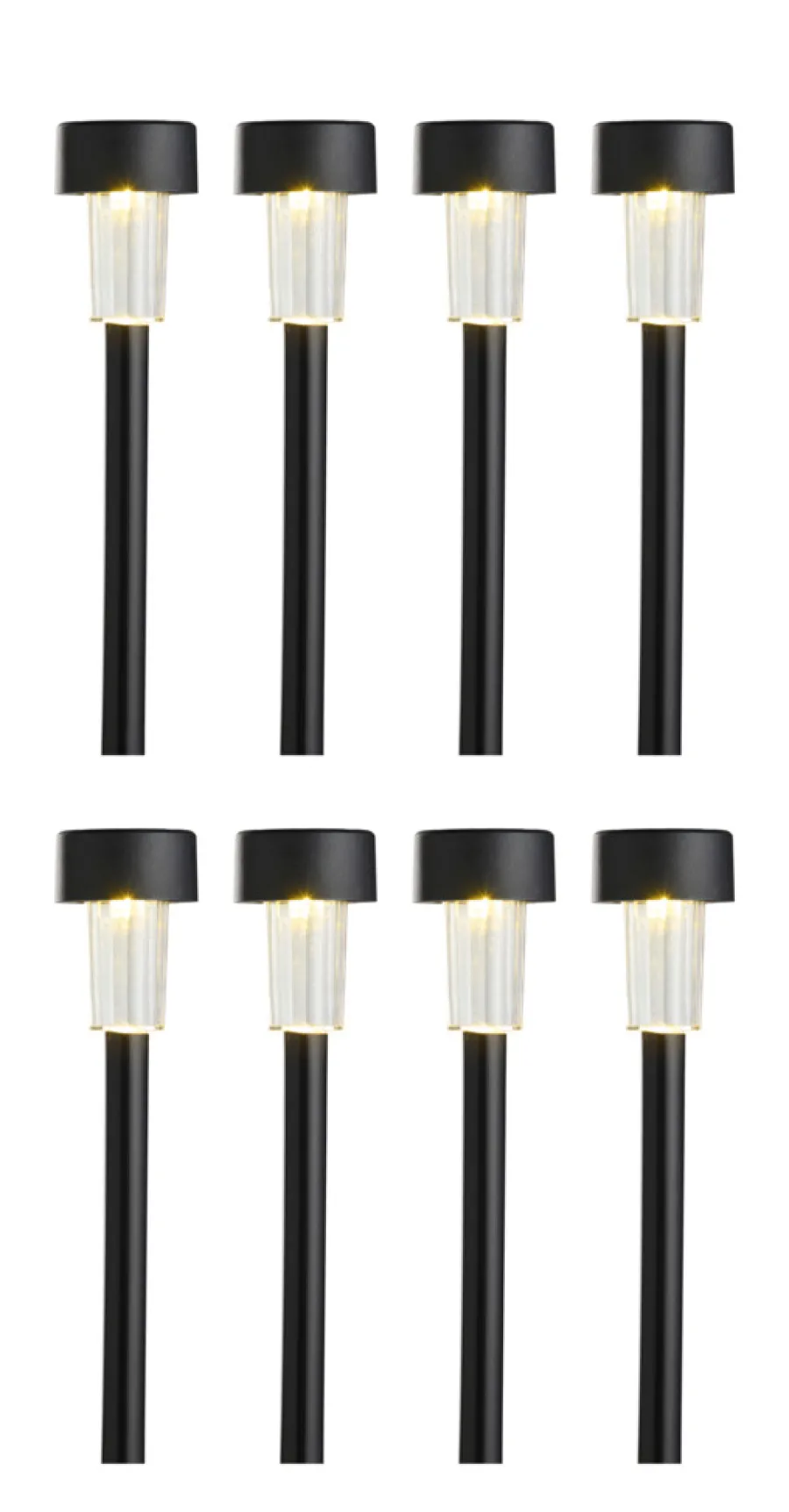 Garden Solcellelamper til hagen H35,5 cm 8-pk. - ® | Lys & Hagedekorasjoner|Solcellelamper