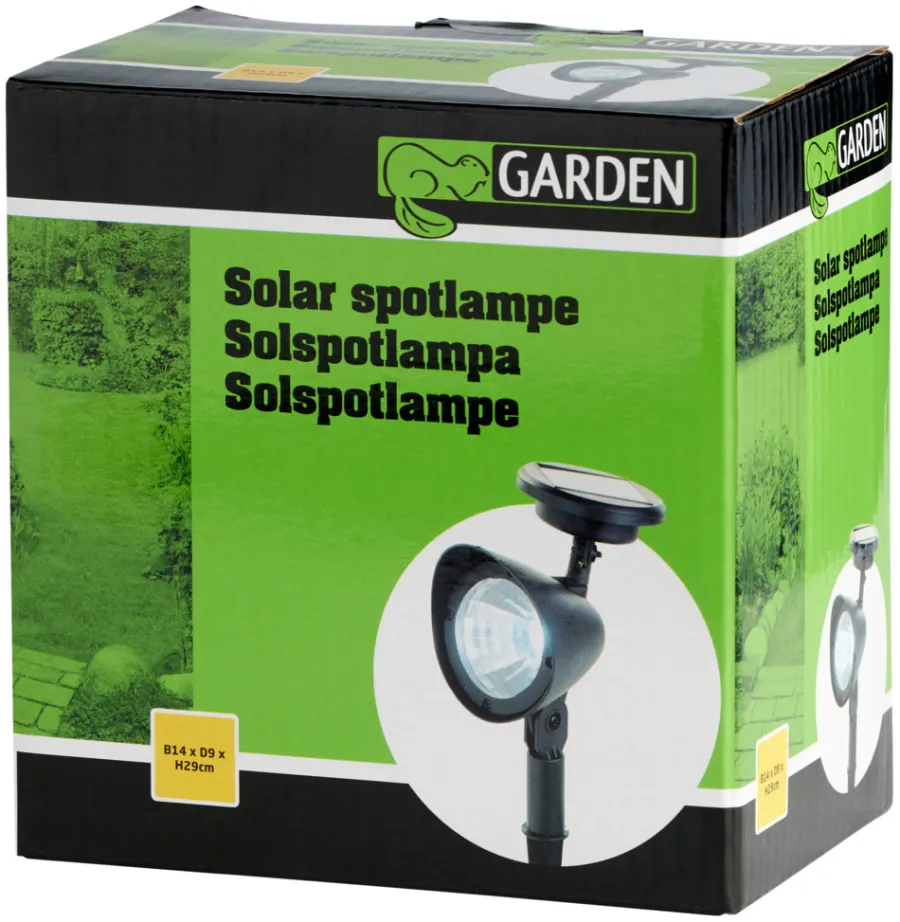 Garden Solcellelampe Spotlight 19 cm - ® | Solcellelamper