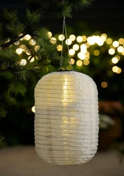 Garden Solcellelykt avlang Ø24 x H38 cm – ® | Dekorativ Belysning - Utendørs|Solcellelamper