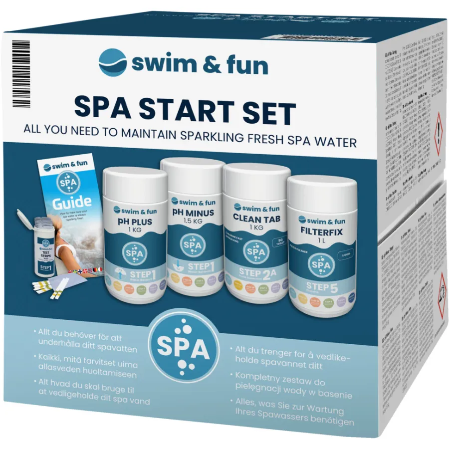 Swim & Fun Spa oppstartssett - | Bassengtilbehør & Pleie