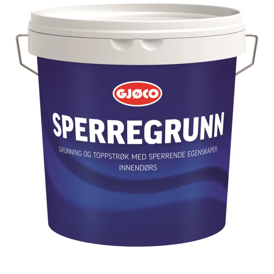 Gjøco Sperregrunn hvit base 2,7 liter - | Grunning