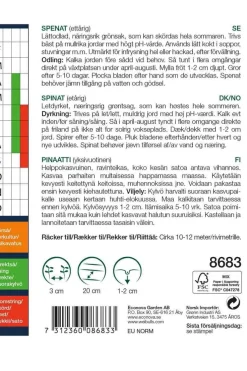 Weibulls Spinat "Fabris" | Frø