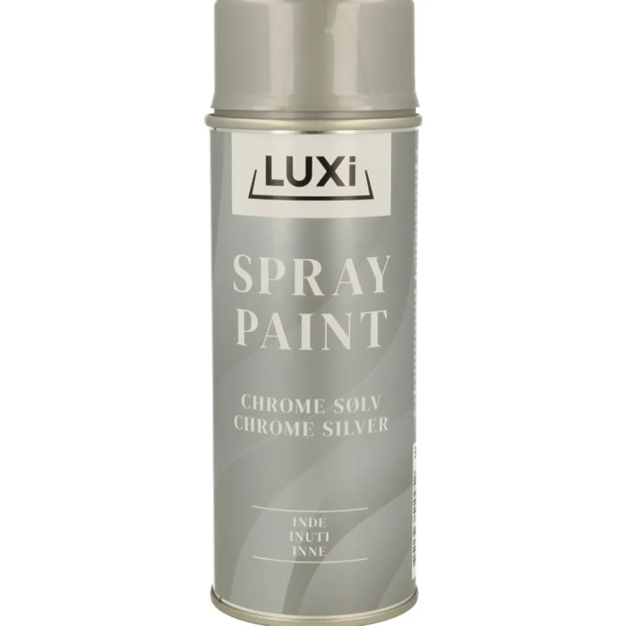 Luxi Spraymaling chrome sølv blank 400 ml - | Spraymaling