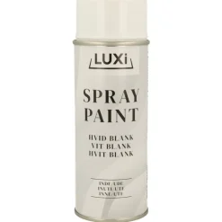 Luxi Spraymaling hvit blank 400 ml - | Spraymaling