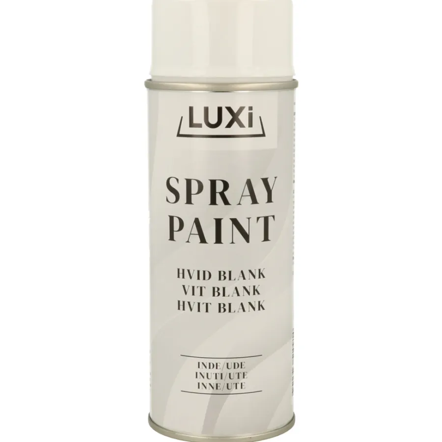 Luxi Spraymaling hvit blank 400 ml - | Spraymaling