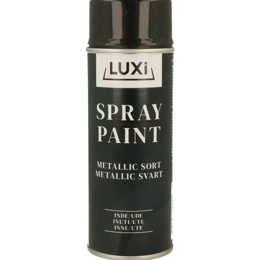 Luxi Spraymaling metallic svart 400 ml - | Spraymaling