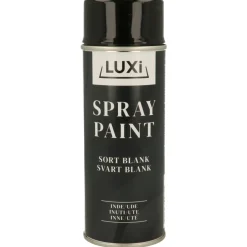 Luxi Spraymaling svart blank 400 ml - | Spraymaling