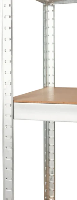 Stålreol galvanisert m/5 hyller - 90 x 180 x 45 cm | Arbeidsbord & Reoler