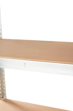 Stålreol galvanisert m/5 hyller - 90 x 180 x 45 cm | Arbeidsbord & Reoler