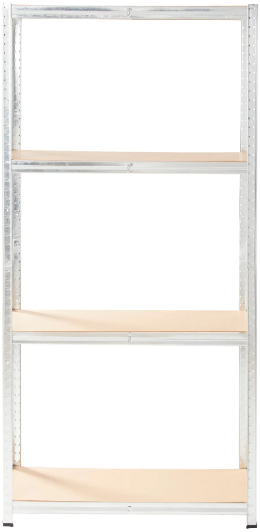 Stålreol m/4 hyller - 90 x 190 x 40 cm | Arbeidsbord & Reoler