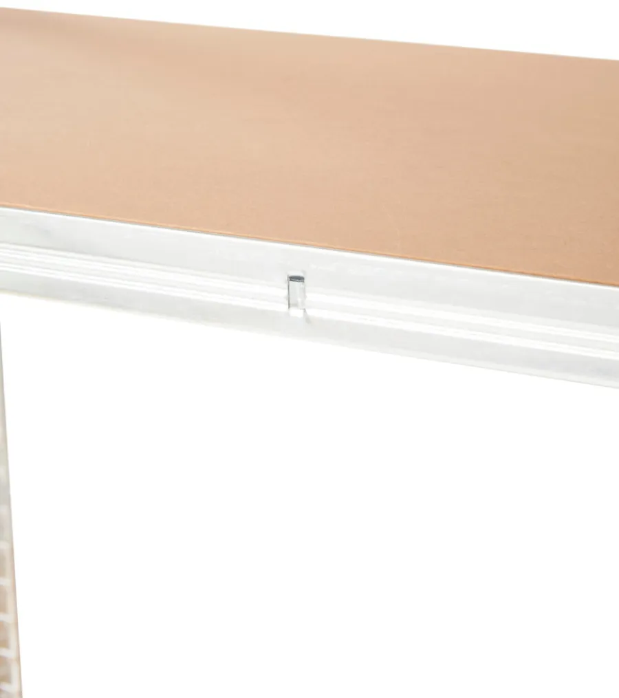 Stålreol m/4 hyller - 90 x 190 x 40 cm | Arbeidsbord & Reoler