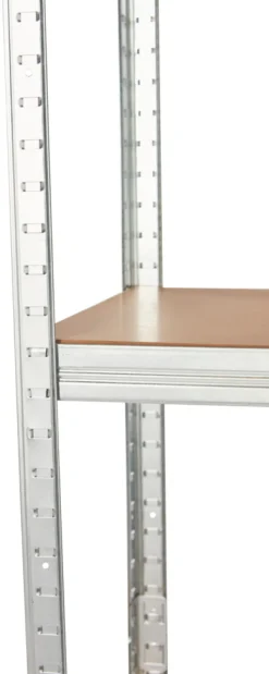 Stålreol m/4 hyller - 90 x 190 x 40 cm | Arbeidsbord & Reoler