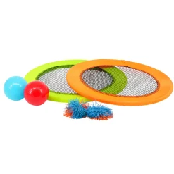 Ud & Leg Strandspill med fire baller | Spill & Underholdning