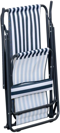 Sunlife Strandstol Albany i metall og polyester - ® | Sesongavslutning|Hagestoler