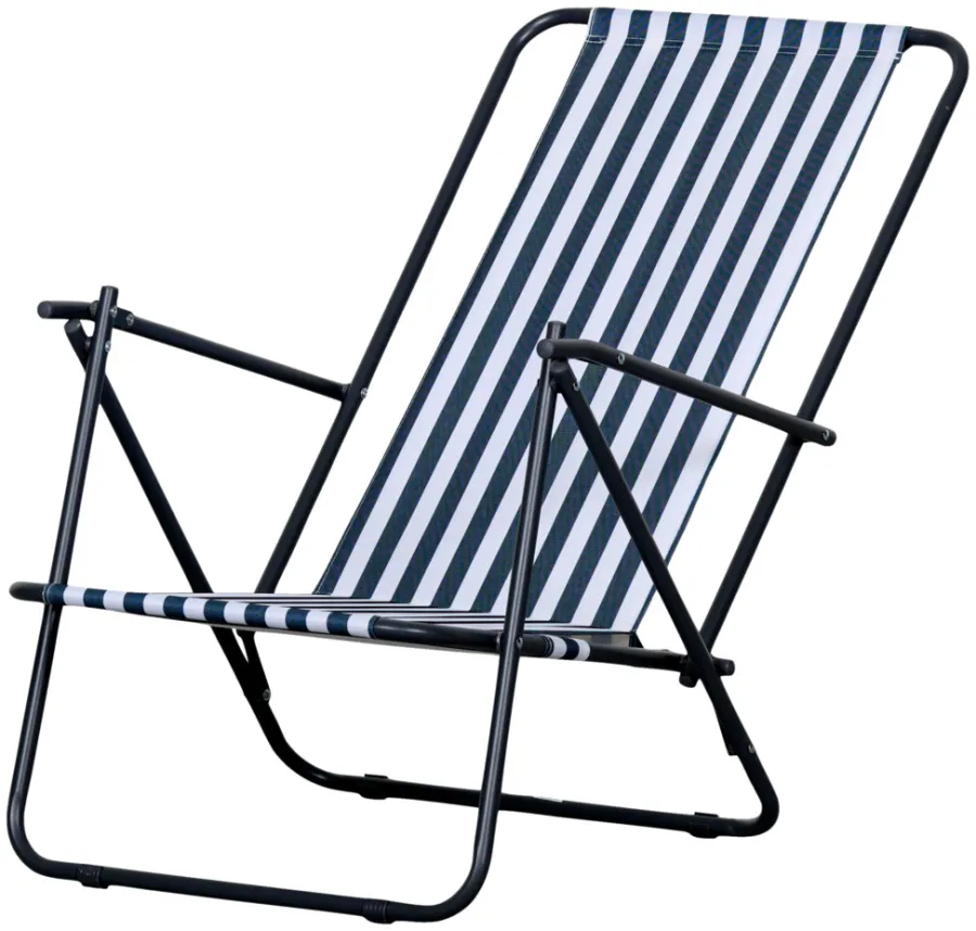 Sunlife Strandstol Albany i metall og polyester - ® | Sesongavslutning|Hagestoler