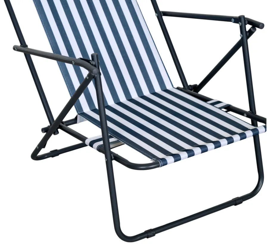 Sunlife Strandstol Albany i metall og polyester - ® | Sesongavslutning|Hagestoler