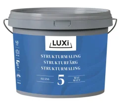 Luxi Strukturmaling 5 4,5 liter - | Veggmaling