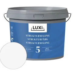 Luxi Strukturmaling 5 4,5 liter - | Veggmaling