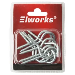 Elworks Takkroker til lamper 10 stk. - | Eloppheng & -Feste