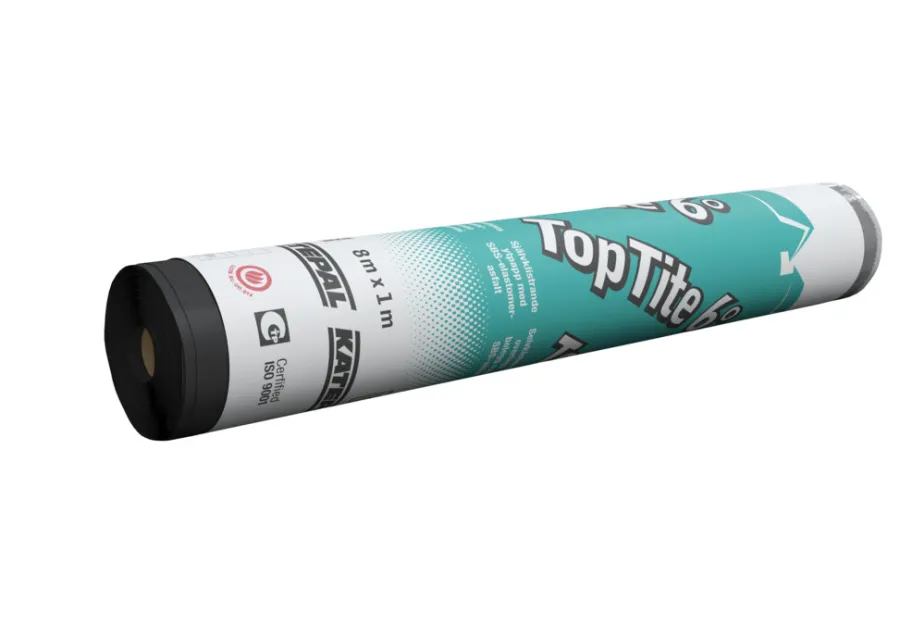 Tecca Takpapp selvbygger Toptite 6° Grå 8 x 1 meter | Takpapp & Asfalt