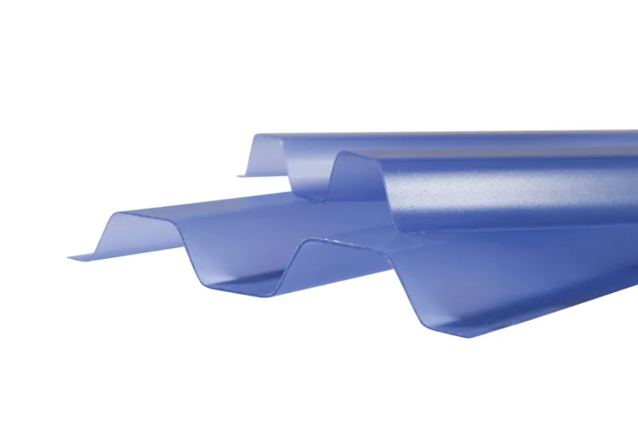 Rias Takplate 2500 x 1090 mm blåtonet | Takplater