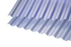 Rias Takplate 2500 x 1090 mm blåtonet | Takplater