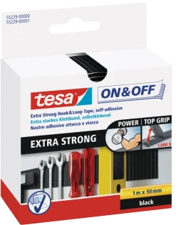 Tesa ® On & Off Borrelås Ekstra Sterk 1 meter | Boliginnredning|Tape