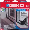 Geko Tetningslist - Kronlist 10 x 5 mm - 6 meter | Tetningslister